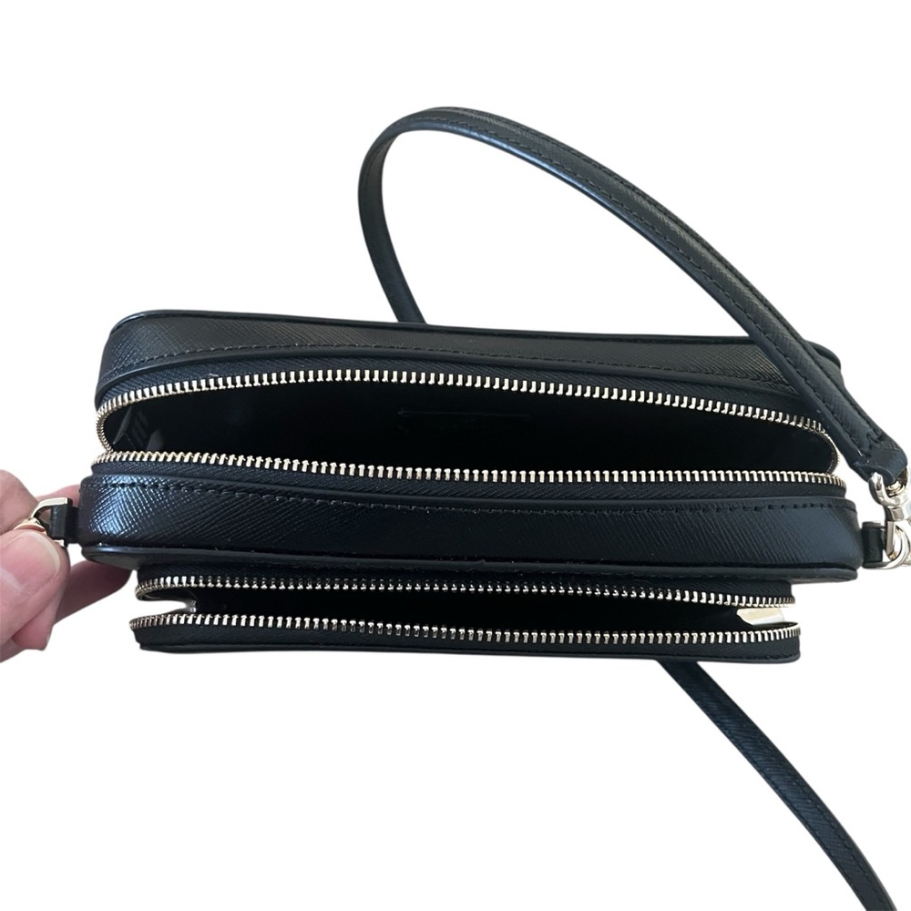 Kate Spade Staci Mini Crossbody Bag Black Saffiano Leather NWOT Designer - Picture 10 of 10